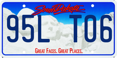 SD license plate 95LT06