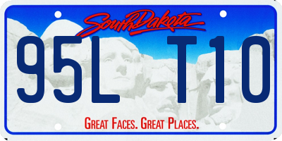 SD license plate 95LT10