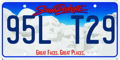 SD license plate 95LT29