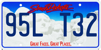 SD license plate 95LT32