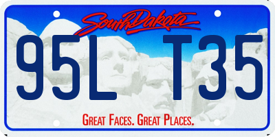 SD license plate 95LT35