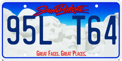 SD license plate 95LT64