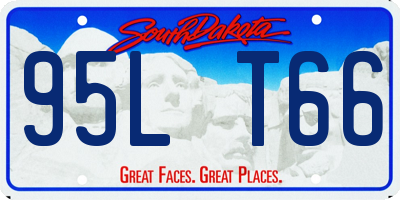 SD license plate 95LT66