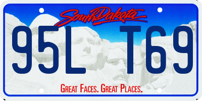 SD license plate 95LT69