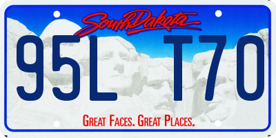 SD license plate 95LT70