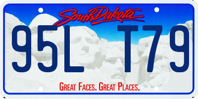 SD license plate 95LT79