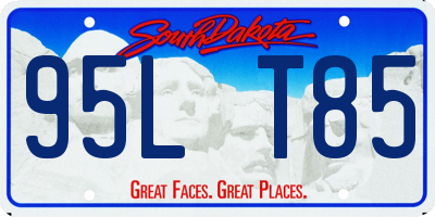 SD license plate 95LT85