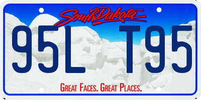 SD license plate 95LT95