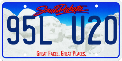 SD license plate 95LU20