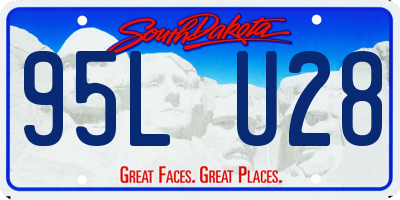 SD license plate 95LU28