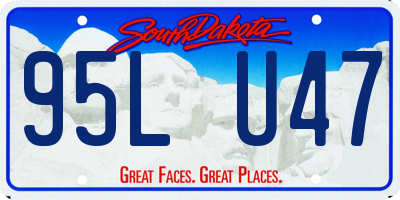 SD license plate 95LU47