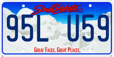SD license plate 95LU59