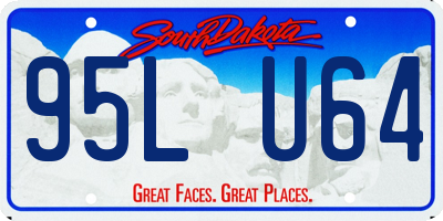 SD license plate 95LU64