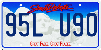 SD license plate 95LU90