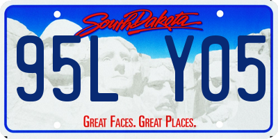 SD license plate 95LY05