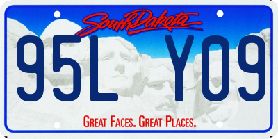 SD license plate 95LY09