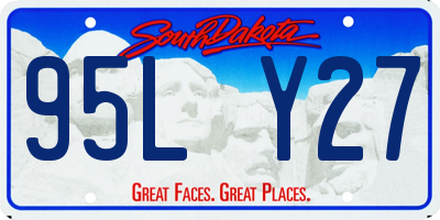SD license plate 95LY27