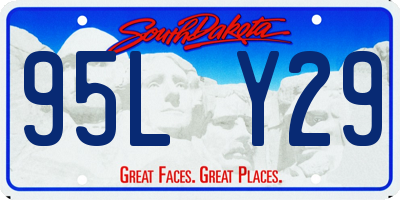 SD license plate 95LY29