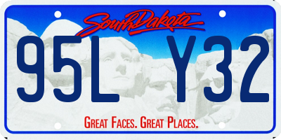 SD license plate 95LY32