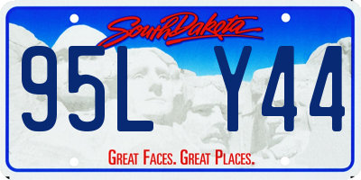 SD license plate 95LY44
