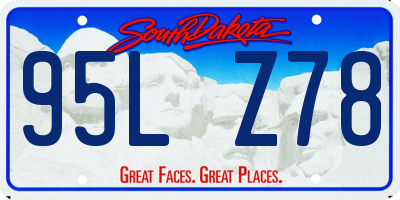 SD license plate 95LZ78