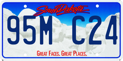 SD license plate 95MC24
