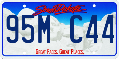 SD license plate 95MC44