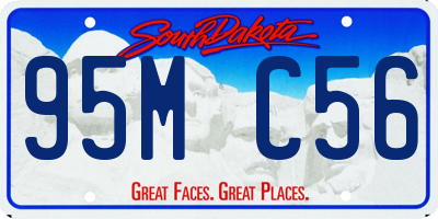 SD license plate 95MC56