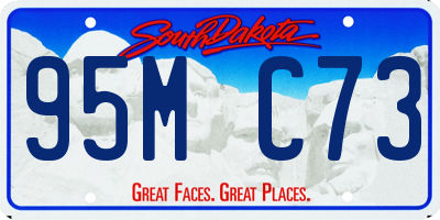 SD license plate 95MC73