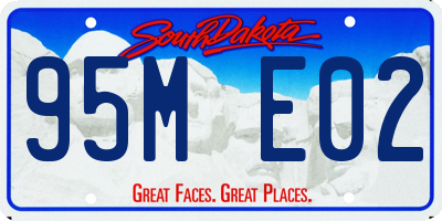 SD license plate 95ME02