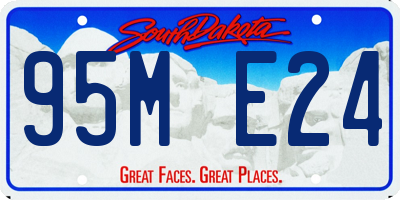 SD license plate 95ME24
