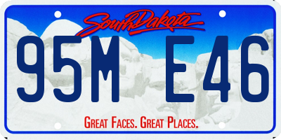 SD license plate 95ME46