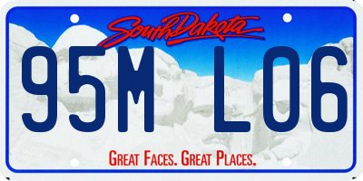 SD license plate 95ML06