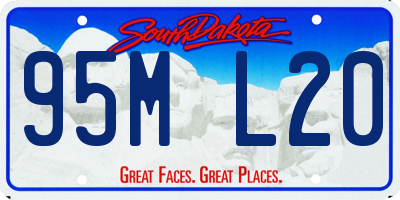 SD license plate 95ML20