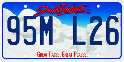 SD license plate 95ML26