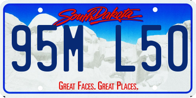 SD license plate 95ML50