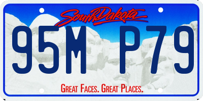 SD license plate 95MP79