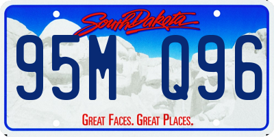 SD license plate 95MQ96