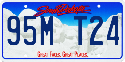 SD license plate 95MT24