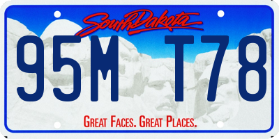 SD license plate 95MT78