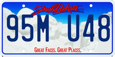 SD license plate 95MU48
