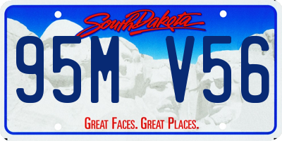 SD license plate 95MV56