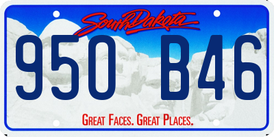 SD license plate 95OB46