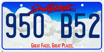 SD license plate 95OB52
