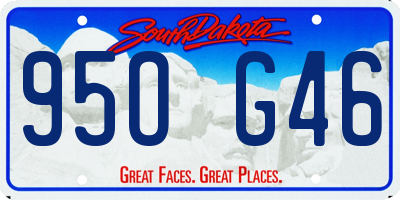 SD license plate 95OG46