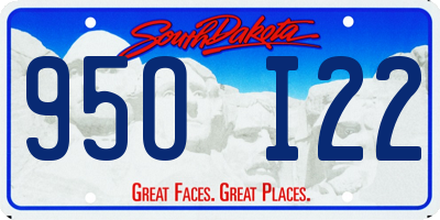 SD license plate 95OI22