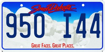 SD license plate 95OI44