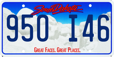 SD license plate 95OI46