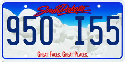 SD license plate 95OI55