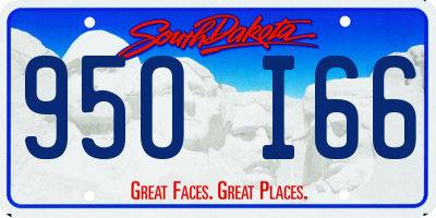 SD license plate 95OI66